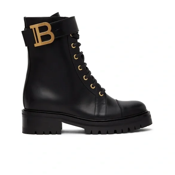 Balmain Black Ranger Romi Boots Size 39/ US 9 - Picture 4 of 4
